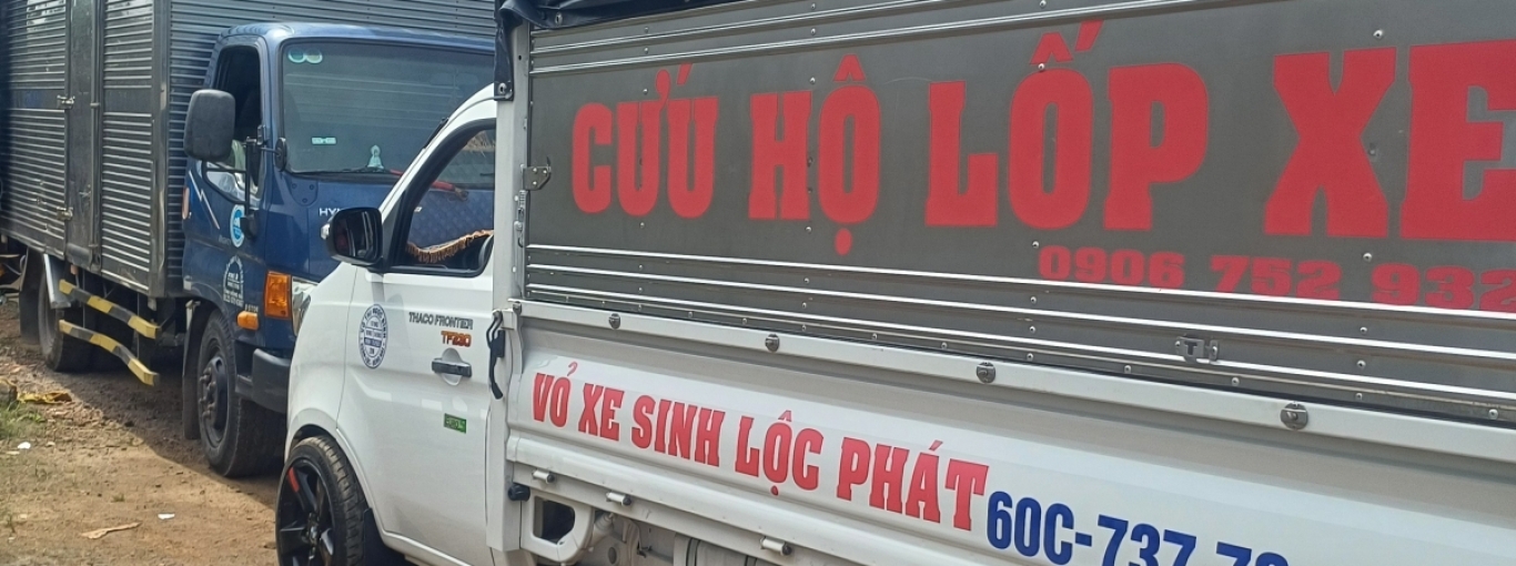 Voxe Sinh Lộc Phát long khánh, cứu hộ lốp xe, kích bình xe,vá vỏ