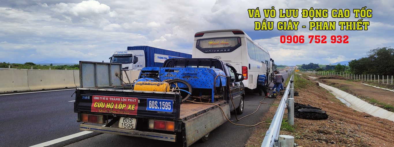 Vá vỏ cao tốc dầu giây phan thiết